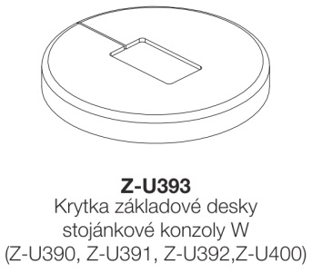 Krytka nohy pro stojánkovou konzoly vnitřní