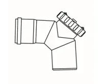 ALMEVA STARR revizní koleno 87° 160mm