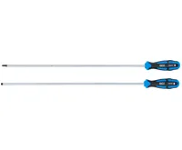 BGS Sada šroubováků,  velmi dlouhé,  plochý, křížový PH,  2dílná - BGS 74538 (1)