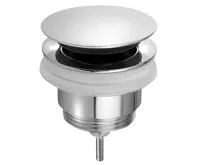 OMP TEA Umyvadlová výpust 5/4“, click-clack, velká zátka, 10-45mm, chrom OMP TEA Umyvadlová výpust 5/4“, click-clack, velká zátka, 10-45mm, chrom
