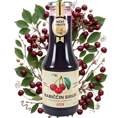 Nature NoTea s.r.o. Babiččin sirup - Višeň 0.5l