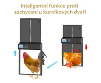 Garden King Automatická programovatelná dvířka ke kurníku PFS-155 (3)