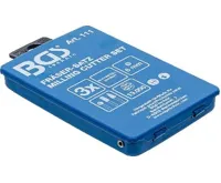 BGS Frézy HSS, dřík průměr 6 mm různé tvary, sada 3 díly (4)