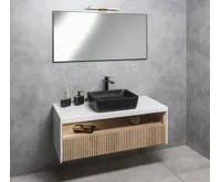 GSI SAND/NUBES keramické umyvadlo na desku 50x38cm, černá mat (5)