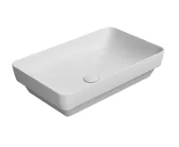 GSI PURA keramické umyvadlo na desku 60x38cm, bílá mat GSI PURA keramické umyvadlo na desku 60x38cm, bílá mat