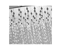 SAPHO SLIM hlavová sprcha, 400x300mm, nerez lesk (1)