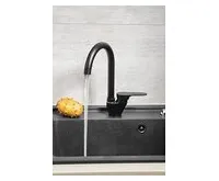 SAPHO CORNELI stojánková dřezová baterie, černá mat (1)