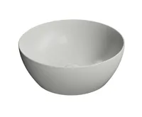 GSI PURA keramické umyvadlo na desku, průměr 42cm, cenere mat