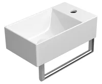 GSI KUBE X keramické umývátko 40x23cm, pravé/levé, bílá ExtraGlaze (5)