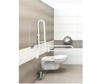 SAPHO HANDICAP madlo sklopné 813mm, bílá (3)