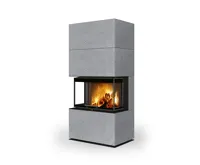 ROMOTOP Designový krb CARA C 61 s děleným sklem, světle šedá (Thermaline) ROMOTOP Designový krb CARA C 61 s děleným sklem, světle šedá (Thermaline)