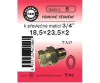 Hartman Sada č.   6: sada fíbr.těs.matky - 3/4"-18.5x23.5x2 - 6x1099 Hartman Sada č.   6: sada fíbr.těs.matky - 3/4"-18.5x23.5x2 - 6x1099