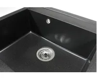 GRANISIL ELDOS 560 Granitový dřez, černý (11)