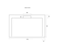 GELCO IRENA sprchová vanička z litého mramoru, obdélník 150x90cm, bílá (9)