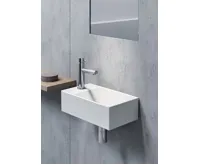 GSI KUBE X keramické umývátko 40x23cm, pravé/levé, bílá ExtraGlaze (3)