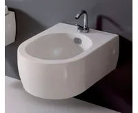 KERASAN FLO bidet závěsný 36,5x50cm, bílá (3)