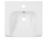 KERASAN INKA keramické umyvadlo polozápustné, 40x40cm, bílá (6)