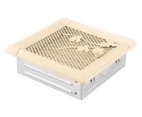 HS Flamingo Krbová mřížka 16x16 cm, RETRO slonová kost s žaluzií