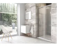 Ravak Sprchové dveře BLIX BLDP2-100 bright alu+Grape