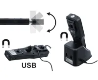 BGS Pracovní COB LED lampa ,  sklopná ,  s nabíjecí stanicí (5)