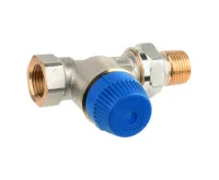Kombi-TRV, tlakově nezávislý termostatický ventil pro otopná tělesa, přímý, PN10 DN10, připojení 3/8" Kombi-TRV, tlakově nezávislý termostatický ventil pro otopná tělesa, přímý, PN10 DN10, připojení 3/8"