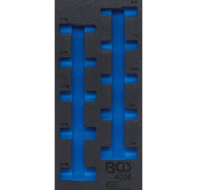 BGS Vložka do dílenského vozíku 1/3, prázdná, pro 4098