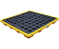 BGS Vana pro vypouštění a odkapávání oleje, s mřížkovým roštem, pro sudy 2× 200 l BGS Vana pro vypouštění a odkapávání oleje, s mřížkovým roštem, pro sudy 2× 200 l