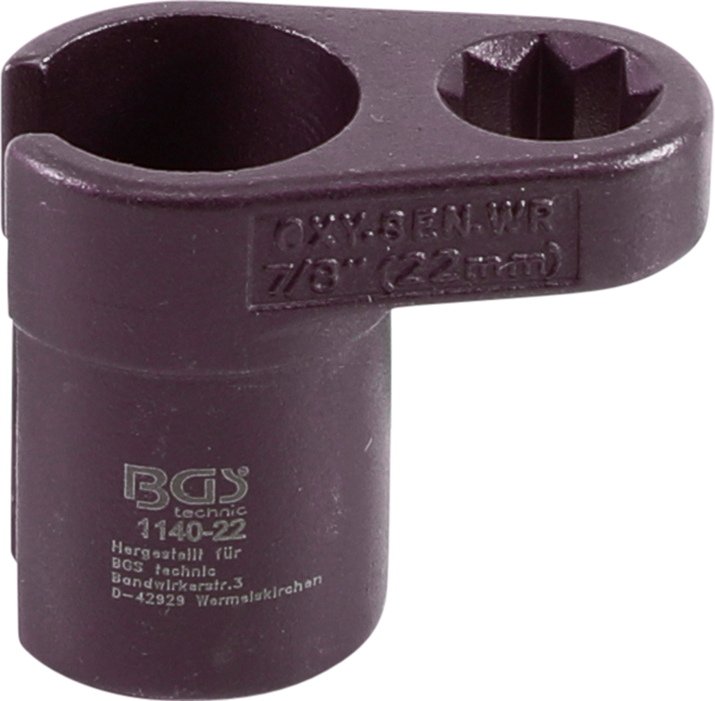 Bgs hlavice nástrčná 3/8" ,22 mm x 80 mm , pro lambda sondu