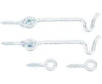 BGS Háček zajišťovací s okem, délka 80 mm, 2 díly (1)