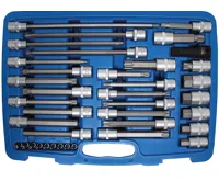 BGS Hlavice zástrčné 1/4" + 3/8" + 1/2", 38 dílů sada BGS Hlavice zástrčné 1/4" + 3/8" + 1/2", 38 dílů sada