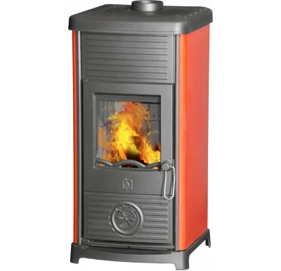 PLAMEN PLAMEN Litinová krbová kamna MAESTRAL N - červená