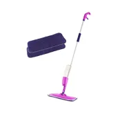 Rovus Set Rozprašovací mop V3 Růžový + Sada 2 ks čistících polštářků