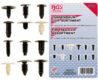 BGS Příchytky čalounění pro vozy GM, VW, Chrysler, BMW, Nissan &amp; Ford, 340 dílů