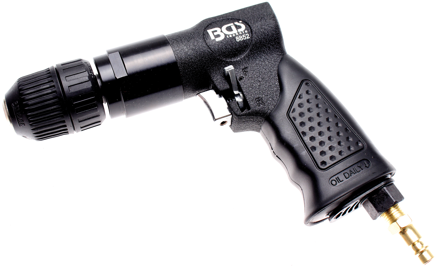 Bgs pneumatická vrtačka s 10 mm rychloupínacím sklíčidlem