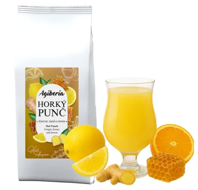 AG FOODS Group a.s. Agiberia Horký punč Zázvor, med a citron 1000g