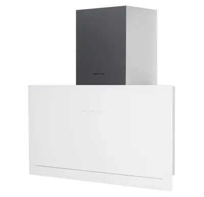 CATA Odsavač par GOYA A+, nerez, bílé sklo 900mm