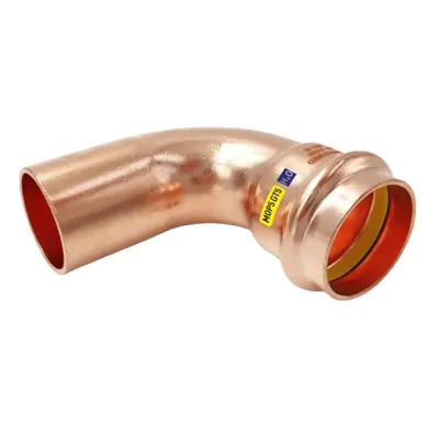 CU lisovací koleno 90° 9001 - 35 - pro topení i rozvod plynu F/M