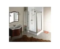 GELCO ANTIQUE sprchové dveře otočné, 800mm, levé, ČIRÉ sklo, bronz (1)