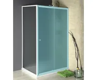 AQUALINE AMADEO boční stěna 900 mm, sklo Brick