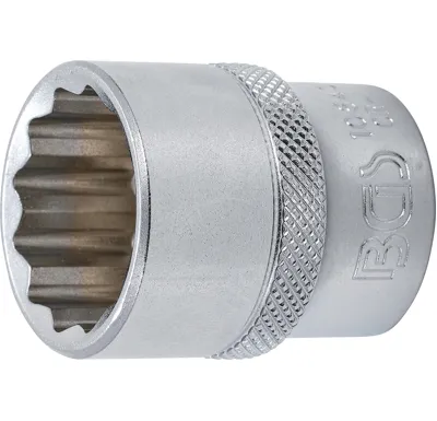 BGS Nástrčná hlavice dvanáctihranná, 12,5 mm (1/2"), 23 mm