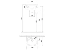 EGE VITRIFIYE Keramické umývátko 35x28cm, bílá (6)