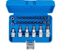 BGS Hlavice zástrčné 1/2" T-profil T45-T70 + bity T10-T70, sada 27dílů (3)