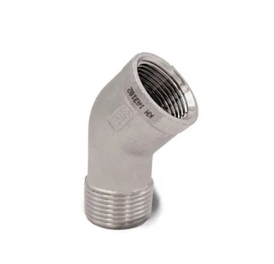 Nerez koleno 45°- DN  8 - 1/4" M/ F