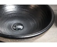 SAPHO ATTILA keramické umyvadlo, průměr 43cm, metalická měď (7)