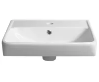 BRUCKNER NEON keramické umyvadlo 50x41,5cm, bílá (8)