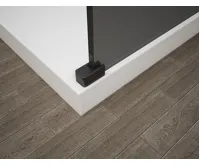 POLYSAN ESCA BLACK MATT jednodílná sprchová zástěna do prostoru, matné sklo, 1500 mm (2)