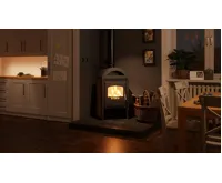 HS Flamingo Krbová kamna FLAMINGO ® MELAND dlažba Ořech (11)