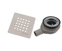 POLYSAN TRENECA vaničkový sifon, průměr 90mm, DN40, krytka béžová mat POLYSAN TRENECA vaničkový sifon, průměr 90mm, DN40, krytka béžová mat