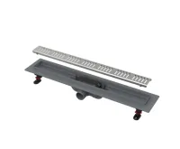 ALCAPLAST Podlahový žlab s okrajem pro perforovaný rošt APZ10-550M