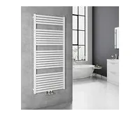 AQUALINE TONDI otopné těleso rovné 600x1330 mm, středové připojení, bílá (1)